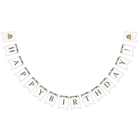 Lion Wild One Birthday Bunting Banner (Alle)