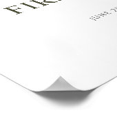 Lion Wild One Birthday Welcome Sign Poster (Hoek)