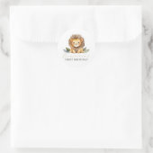Lion Wild One Verjaardag Stickers (Tas)