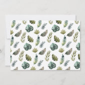 Lion Wild One verjaardagsfoto Dank u kaart (Achterkant)