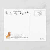 Lion Wild Thing Post Kaart (Achterkant)