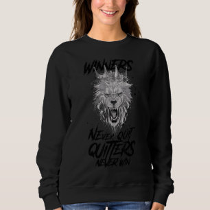Lion Winners houden Beast King Workout Motivat noo Trui