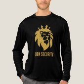Lion With Crown - Gold Style 1 Tri-Blend Shirt (Voorkant volledig)