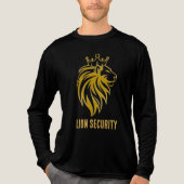 Lion With Crown - Gold Style 2 Tri-Blend Shirt (Voorkant volledig)