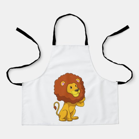 Lion with Curls Schort (Voorkant)