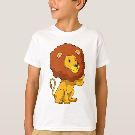 Lion with Curls T-shirt (Voorkant)