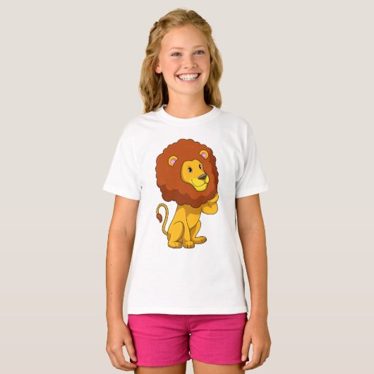 Lion with Curls T-shirt (Voorkant volledig)
