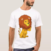 Lion with Curls T-shirt (Voorkant)