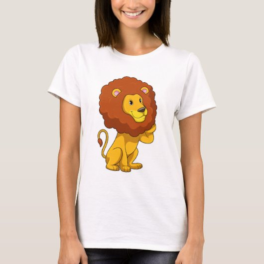 Lion with Curls T-shirt (Voorkant)