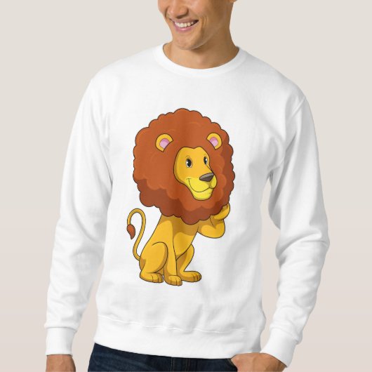 Lion with Curls Trui (Voorkant)