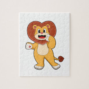 Lion with Heart Legpuzzel