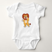 Lion with Heart Romper (Voorkant)
