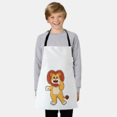 Lion with Heart Schort (Gedragen)