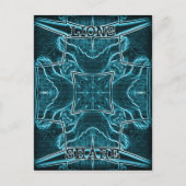 Lion wits briefkaart (Voorkant)