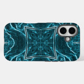 Lion wits Case-Mate iPhone case (Achterkant (horizontaal))