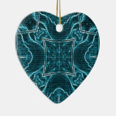 Lion wits keramisch ornament (Rechts)