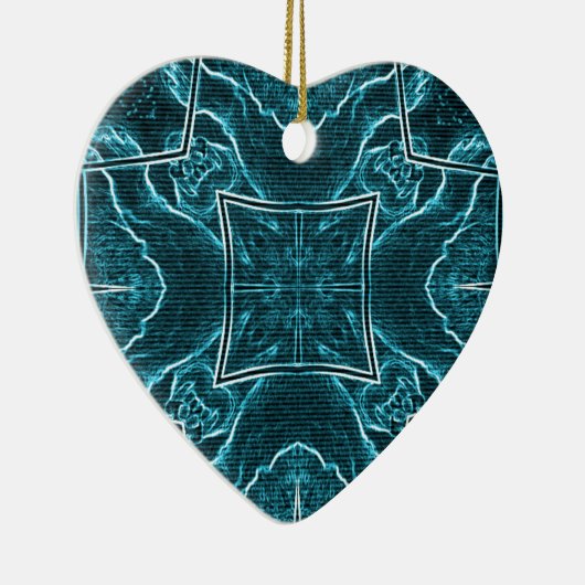 Lion wits keramisch ornament (Rechts)