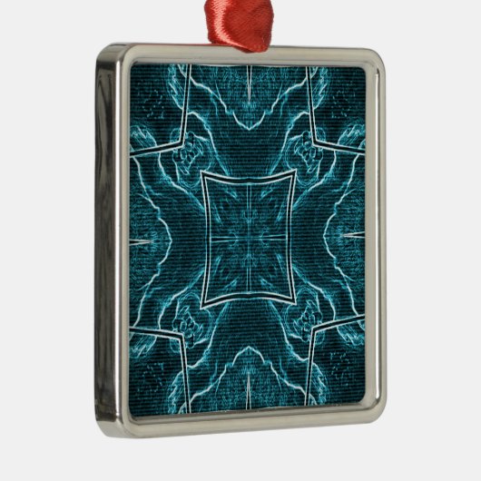 Lion wits metalen ornament (Rechts)