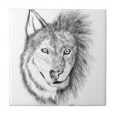 Lion Wolf Tegeltje (Voorkant)