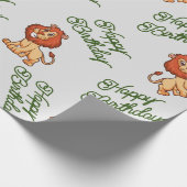 Lion Wrapping Paper Cadeaupapier (Hoek)
