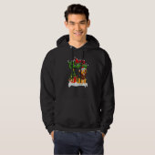 Lion Xmas Decorations Santa Lion Christmas Hoodie (Voorkant volledig)