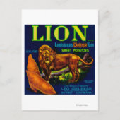 Lion Yam LabelSunset, LA Briefkaart (Voorkant)