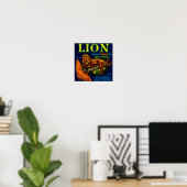 Lion Yam LabelSunset, LA Poster (Thuiskantoor)