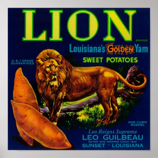 Lion Yam LabelSunset, LA Poster (Voorkant)