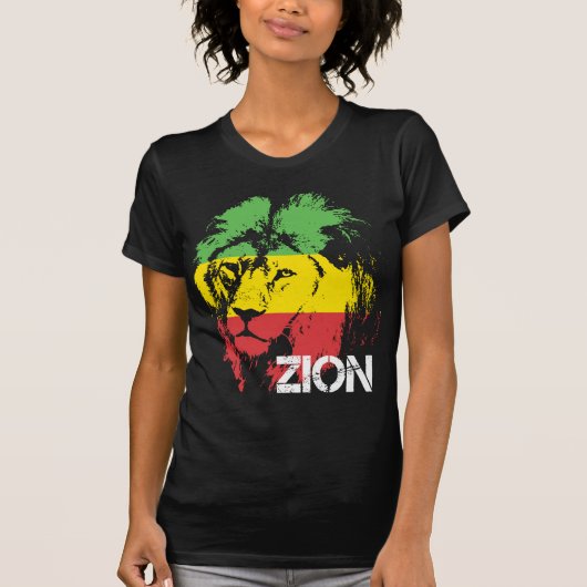 Lion Zion T-shirt (Voorkant)