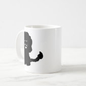 Lion Zodiac Mug • Bold Leo Silhouette Art Koffiemok (Voorkant links)
