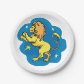 Lion Zodiac Papieren Bordje (Voorkant)