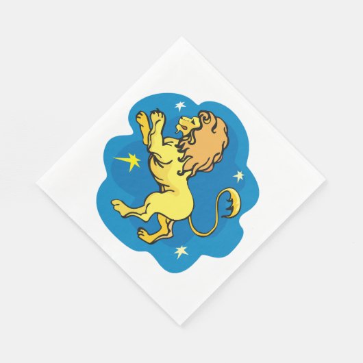 Lion Zodiac Servet (Hoek)