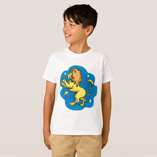 Lion Zodiac T-shirt (Voorkant volledig)