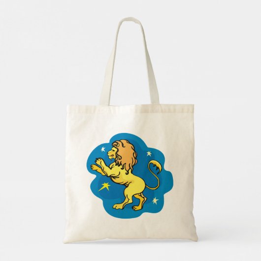 Lion Zodiac Tote Bag (Achterkant)