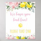 Lionade roze pleisterbord poster (Voorkant)