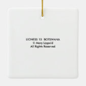 LIONATIE KERAMISCH ORNAMENT (Achterkant)