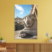 Lionbeeld voor San Francesco di Paola Canvas Afdruk (Insitu (Woonkamer))