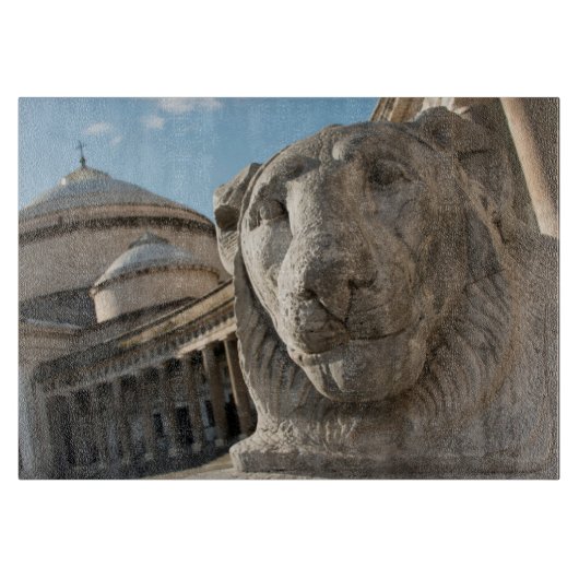 Lionbeeld voor San Francesco di Paola Snijplank (Voorkant)