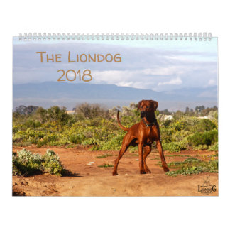 Liondog - Rhodesian Ridgeback Calendar 2018 Kalender