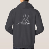 Liondog Trui / Rhodesian Ridgeback Hoodie (Achterkant)