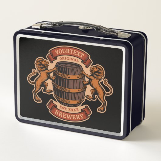 lioneiken loop Aangepaste bierbrouwerij (Achterkant)