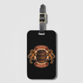 lioneiken loop Aangepaste bierbrouwerij Bagagelabel (Voorkant (verticaal))