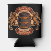  lioneiken loop Aangepaste bierbrouwerij Blikjeskoeler (Voorkant)