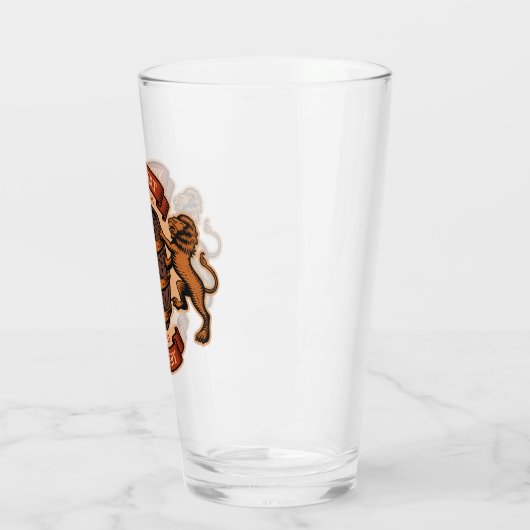 lioneiken loop Aangepaste bierbrouwerij Glas (Links)