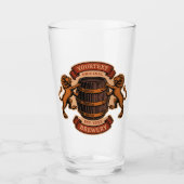 lioneiken loop Aangepaste bierbrouwerij Glas (Voorkant)