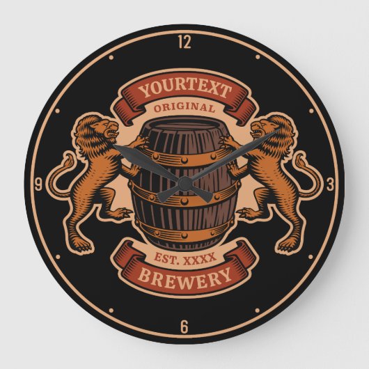  lioneiken loop Aangepaste bierbrouwerij Grote Klok (Voorkant)