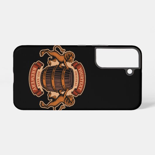  lioneiken loop Aangepaste bierbrouwerij Samsung Galaxy Hoesje (Achterkant horizontaal)