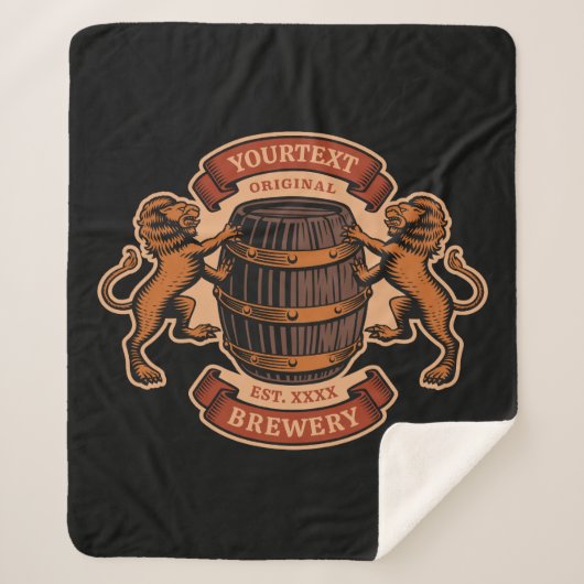  lioneiken loop Aangepaste bierbrouwerij Sherpa Deken (Voorkant)