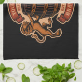  lioneiken loop Aangepaste bierbrouwerij Theedoek (Gevouwen)