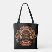  lioneiken loop Aangepaste bierbrouwerij Tote Bag (Achterkant)